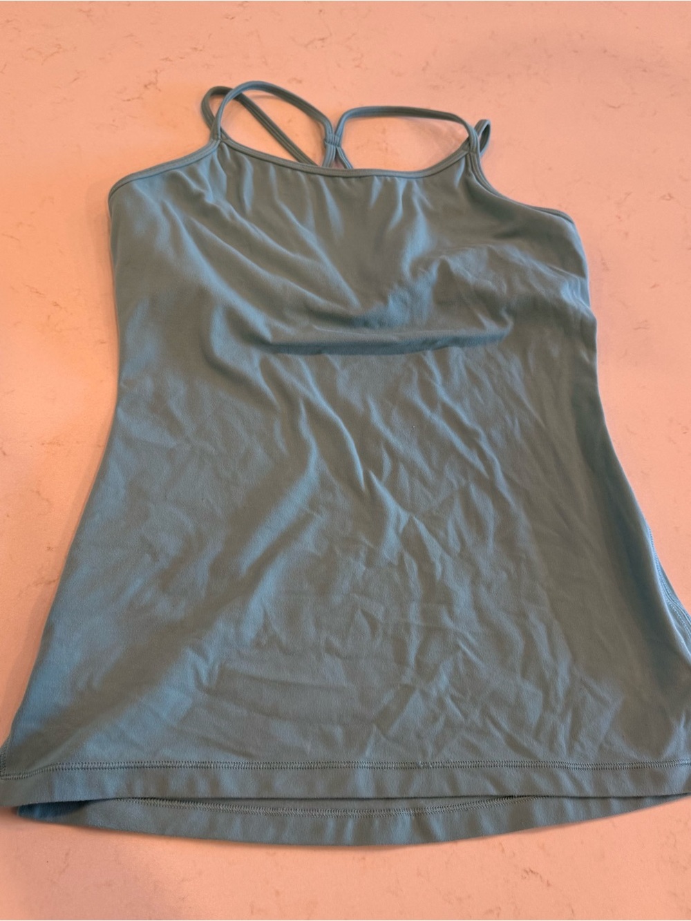 Ivivva Girls Strappy Tank Top in Teal Blue